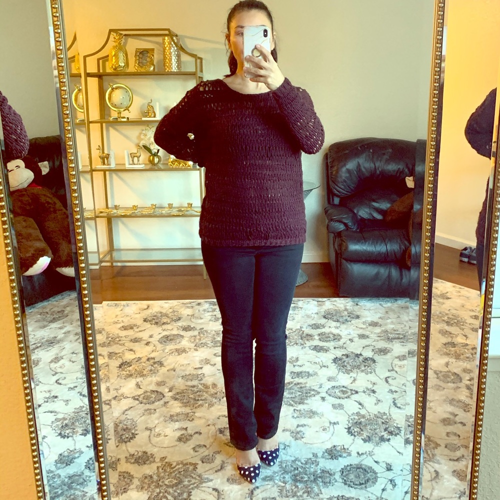 Vince see through wool sweater